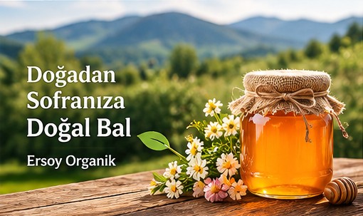 Doğal çiçek balı kavanozu ve çiçekler